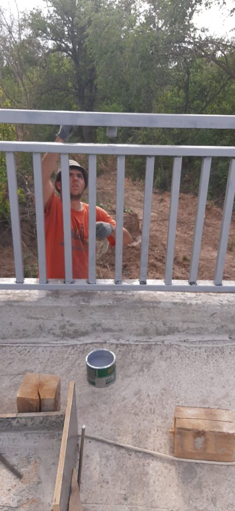 В Заветном выполнено еще 18 видов работ по ремонту железобетонного моста