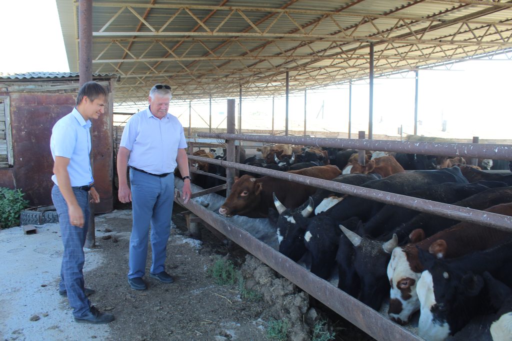 Юрий Величко посетил предпринимателей-глав КФХ Шебалинского сельского поселения