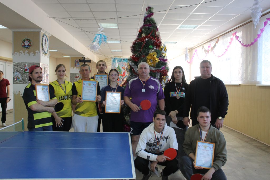 Прошли соревнования по настольному теннису среди сельских поселений на призы администрации Заветинского сельского поселения