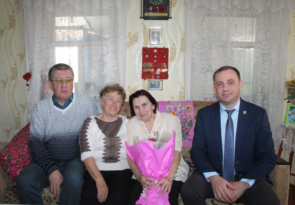 14 марта жительница Заветного отметила 90-летие