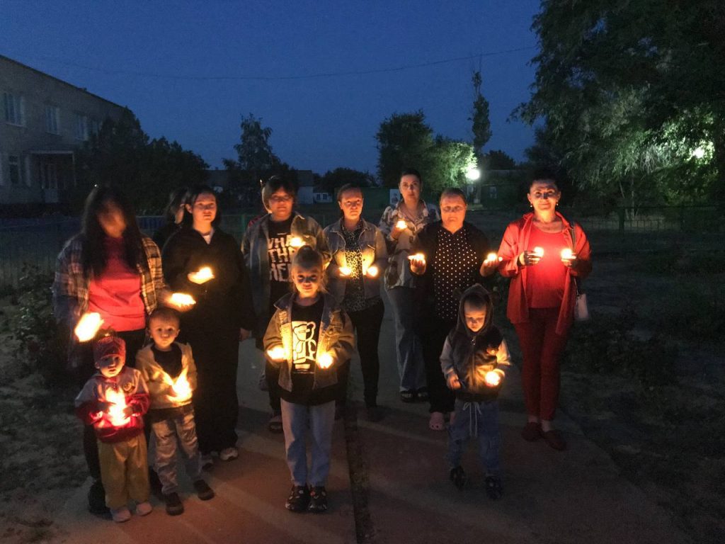 В День памяти и скорби работники Федосеевского СДК провели патриотическую акцию «Свеча памяти»