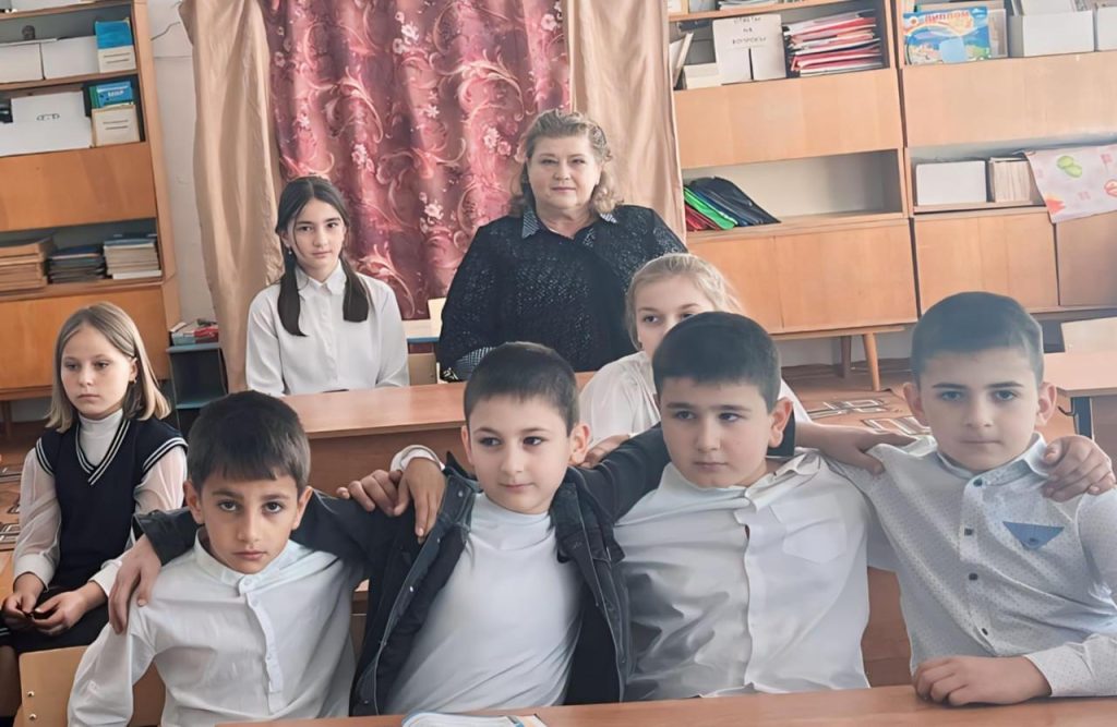 Учитель с сорокапятилетним стажем