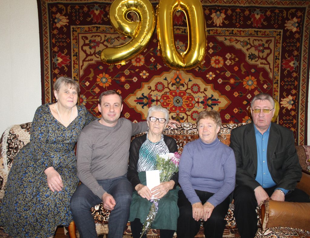 Жительница с. Заветного Лидия Григорьевна Лагошина отметила 90-летний юбилей