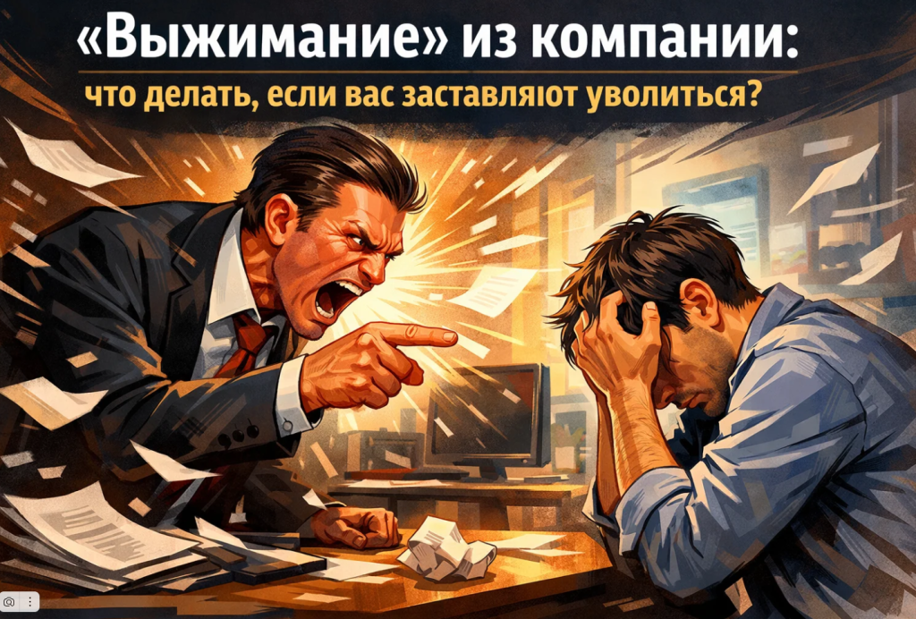 «Выжимание» из компании: что делать, если вас заставляют уволиться